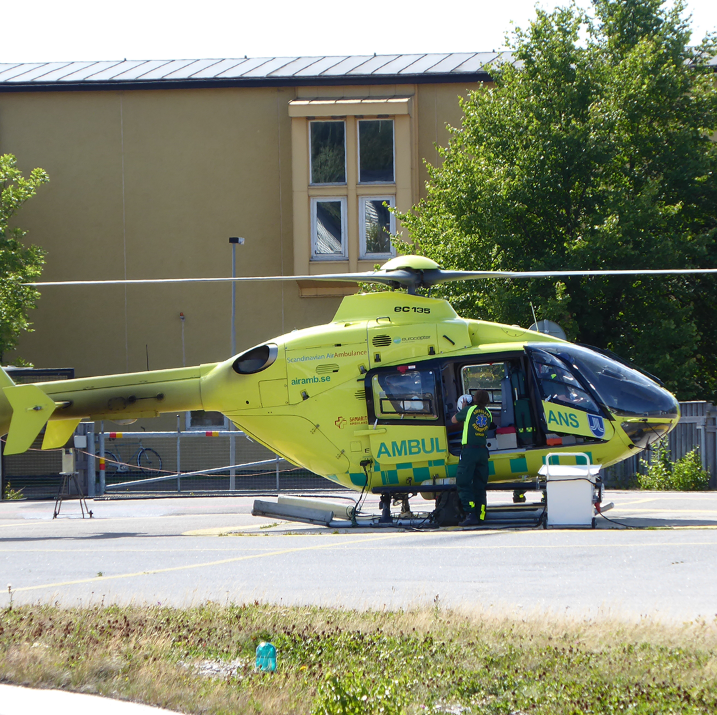 Vi vill att fler platser i Värmdö utreds för ambulanshelikoptern