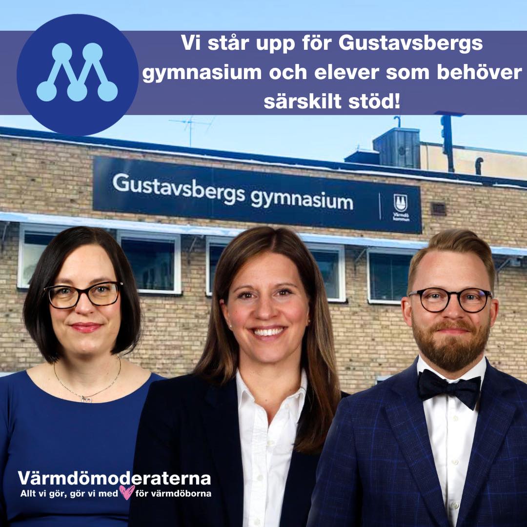 Gustavsbergs gymnasium ska utvecklas, inte avvecklas!