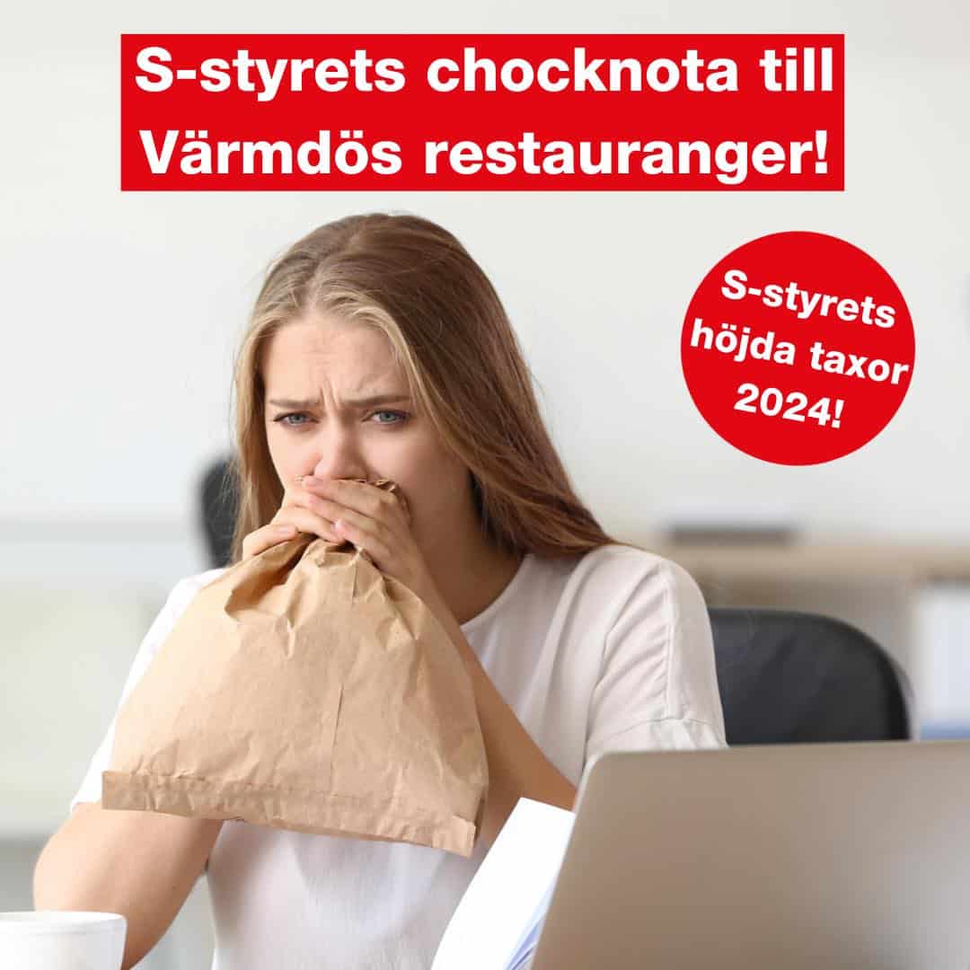 S-styrets chocknota till Värmdös restauranger!