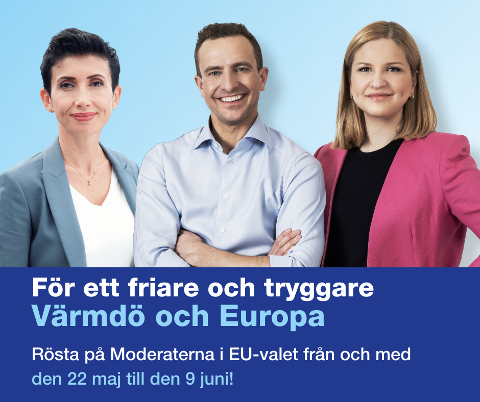 Fem anledningar att rösta M i EU-valet!