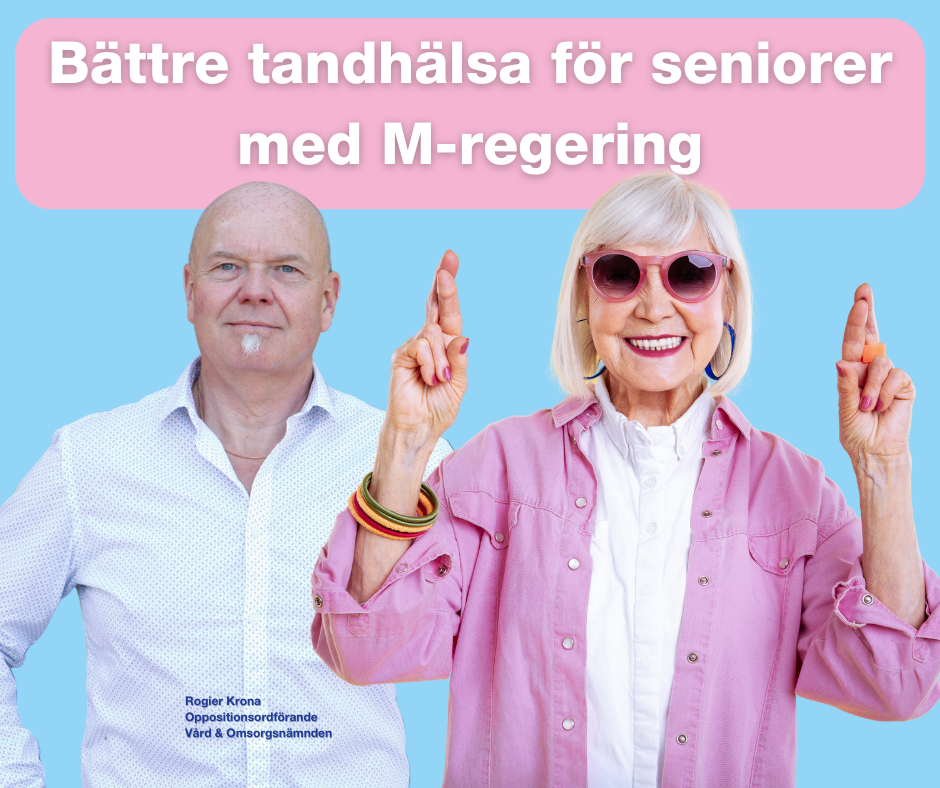 3,4 miljarder till tandvårdsreform för äldre