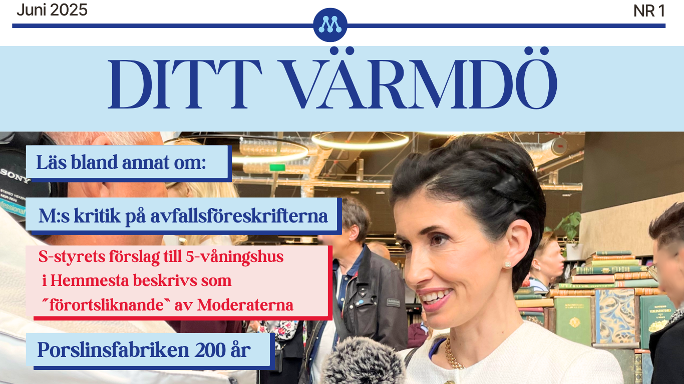 Ditt Värmdö – Ny tidning från Moderaterna i Värmdö